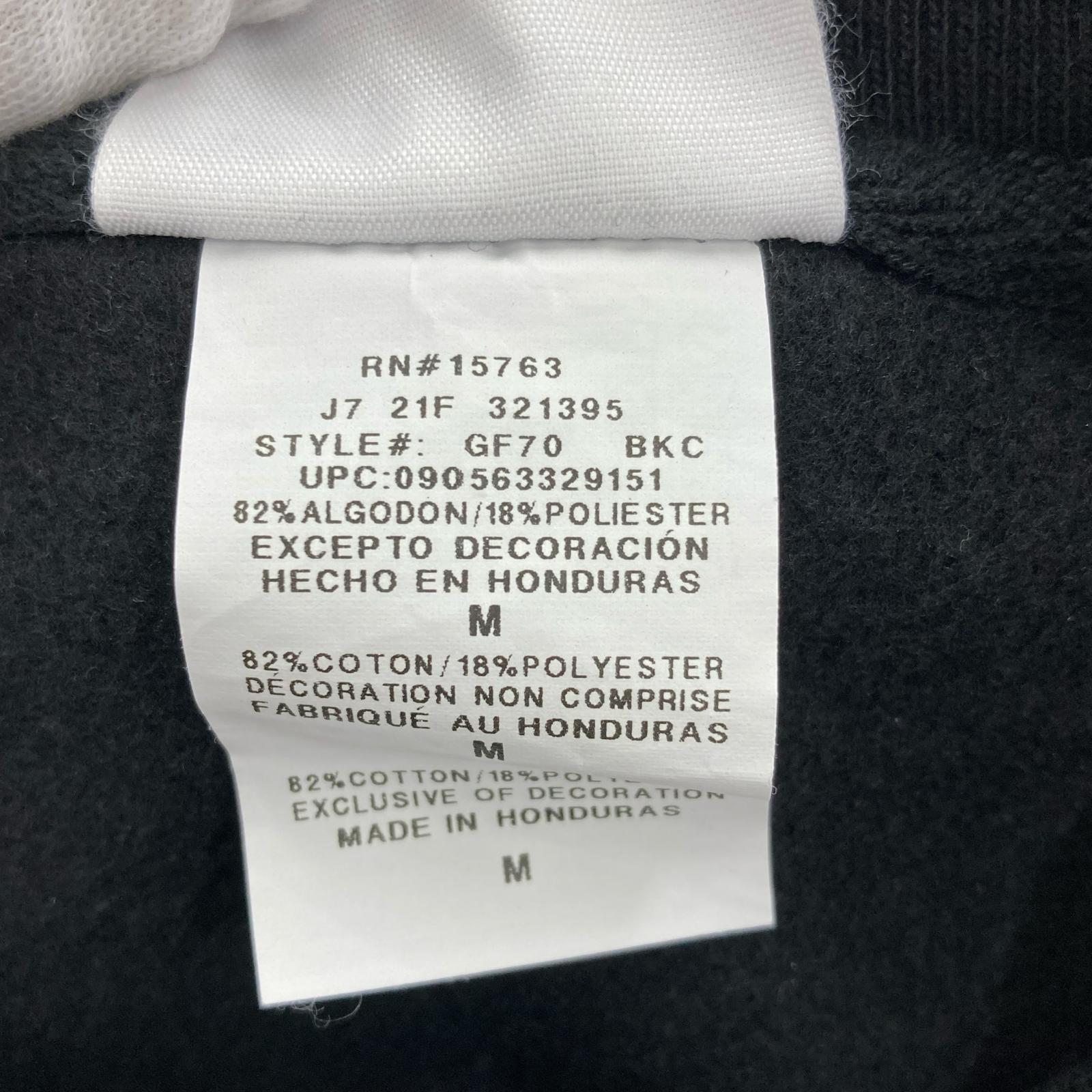 スウェット REVERSE WEAVE 青単タグ 裏起毛 無地 黒 XL ブラック