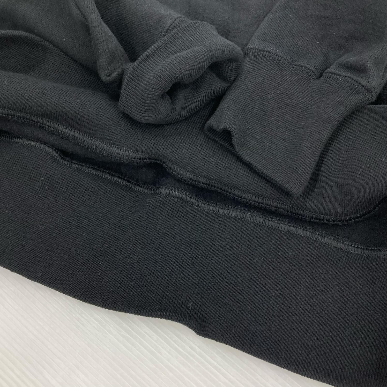 スウェット REVERSE WEAVE 青単タグ 裏起毛 無地 黒 XL ブラック