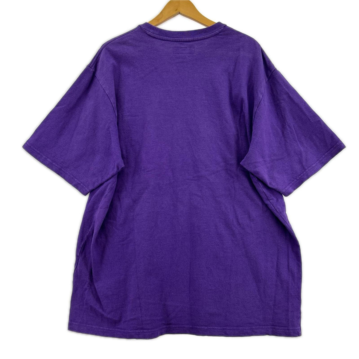 半袖Tシャツ Stencil Embroidered tee 紫 L L パープル