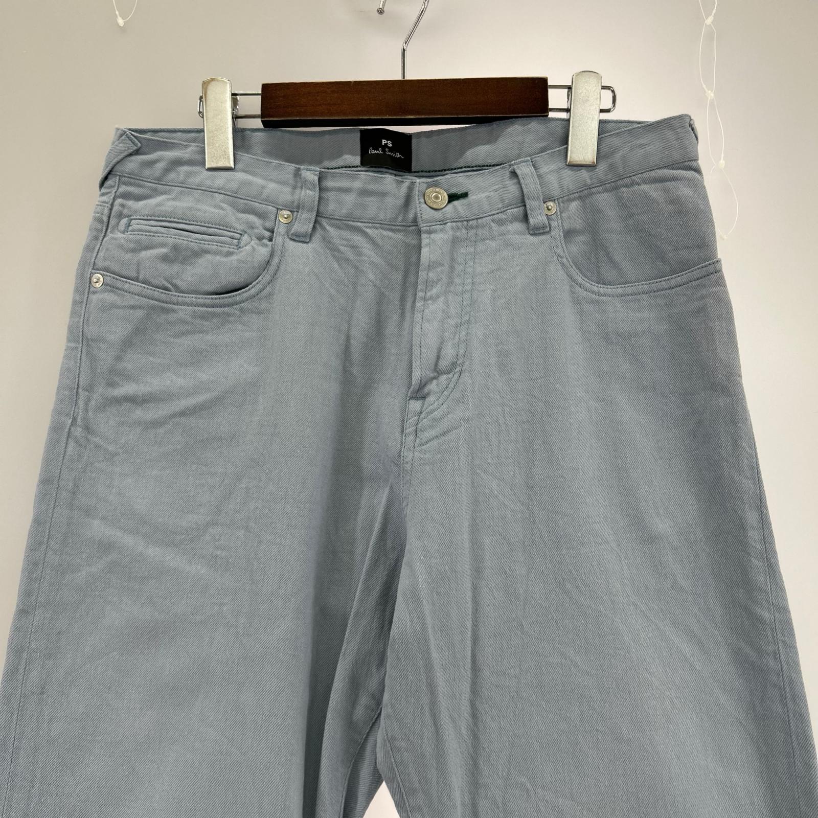 デニムパンツ 5Pカラーデニム W34 サックス L ブルー