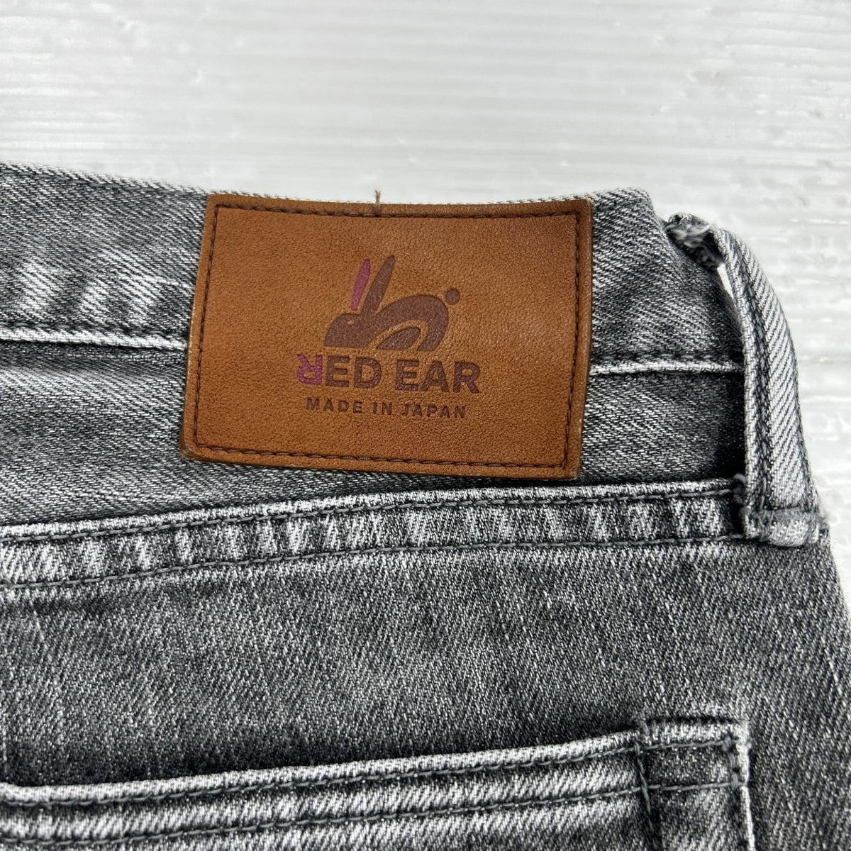デニムパンツ RED EAR ブラックデニム W33 M ブラック