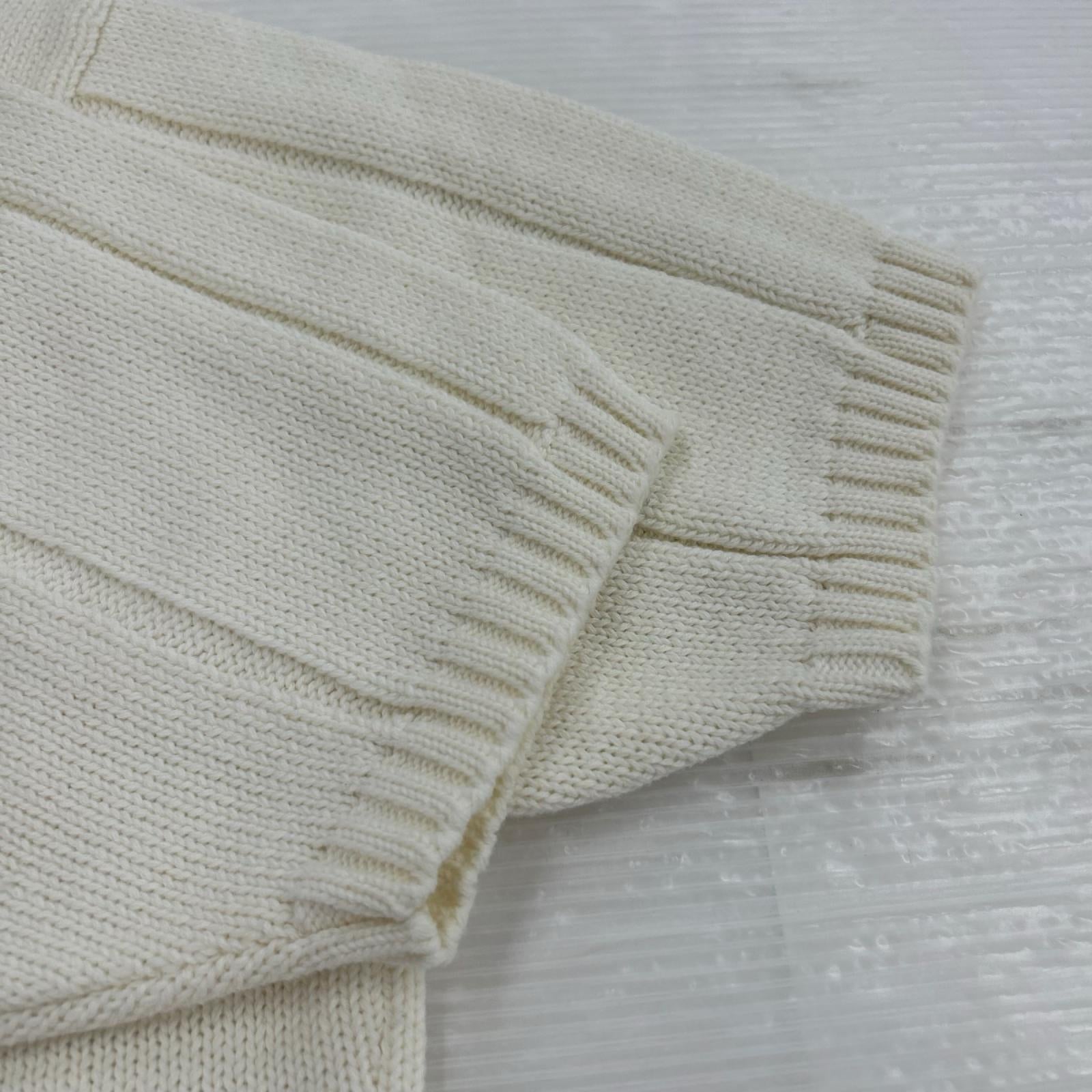 ポロシャツ コットンニットポロ L WHT L ホワイト