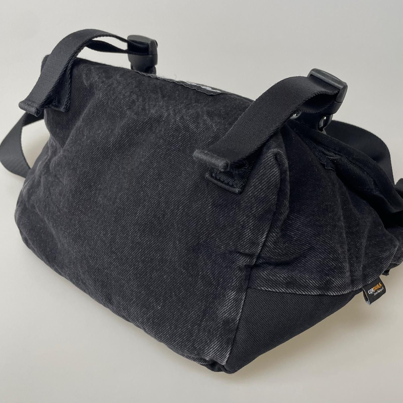 ショルダーバッグ 25AW Denim Messenger Bag “Black” ブラック