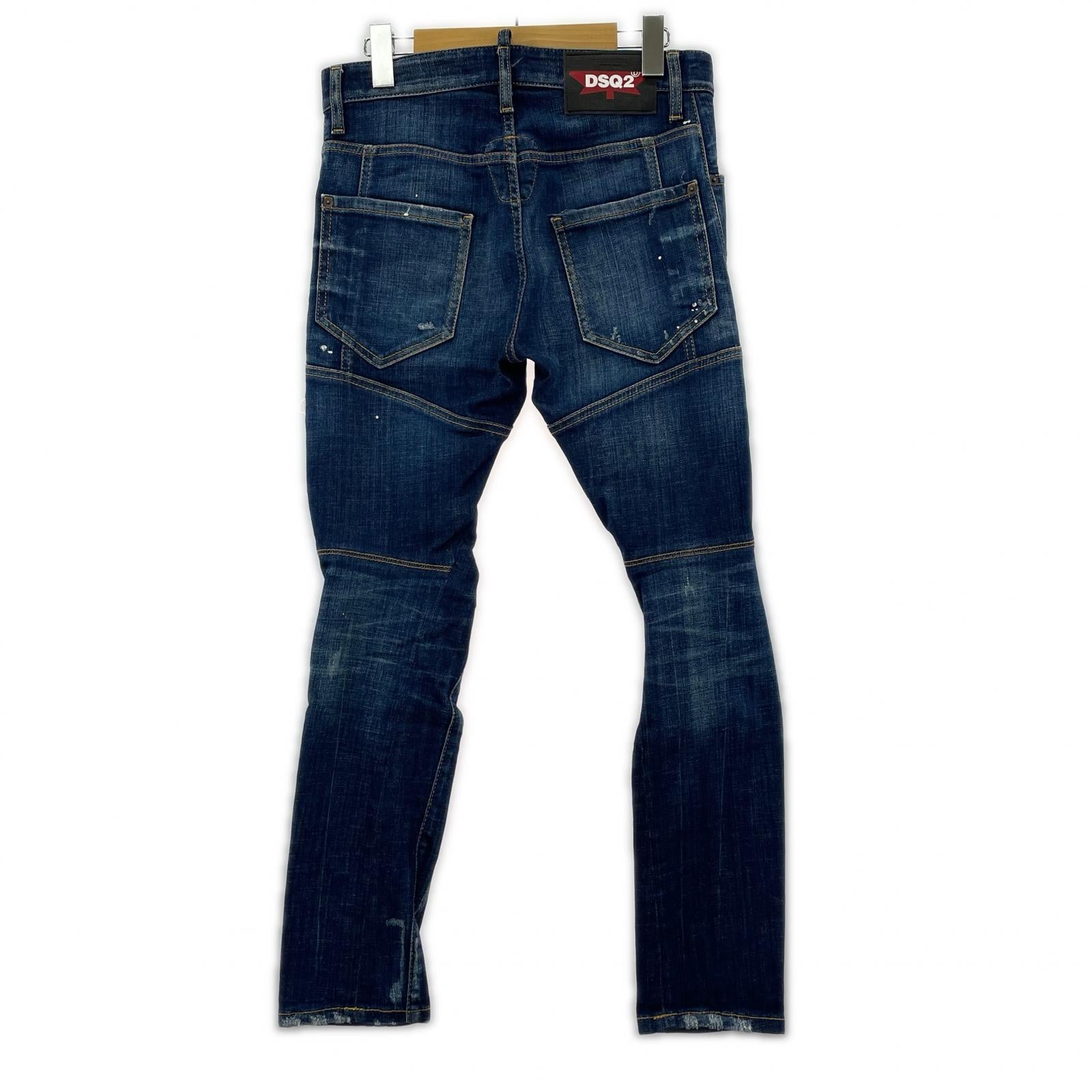 デニムパンツ DSQUARED2 TIDY BIKER JEAN (42) 42 ネイビー
