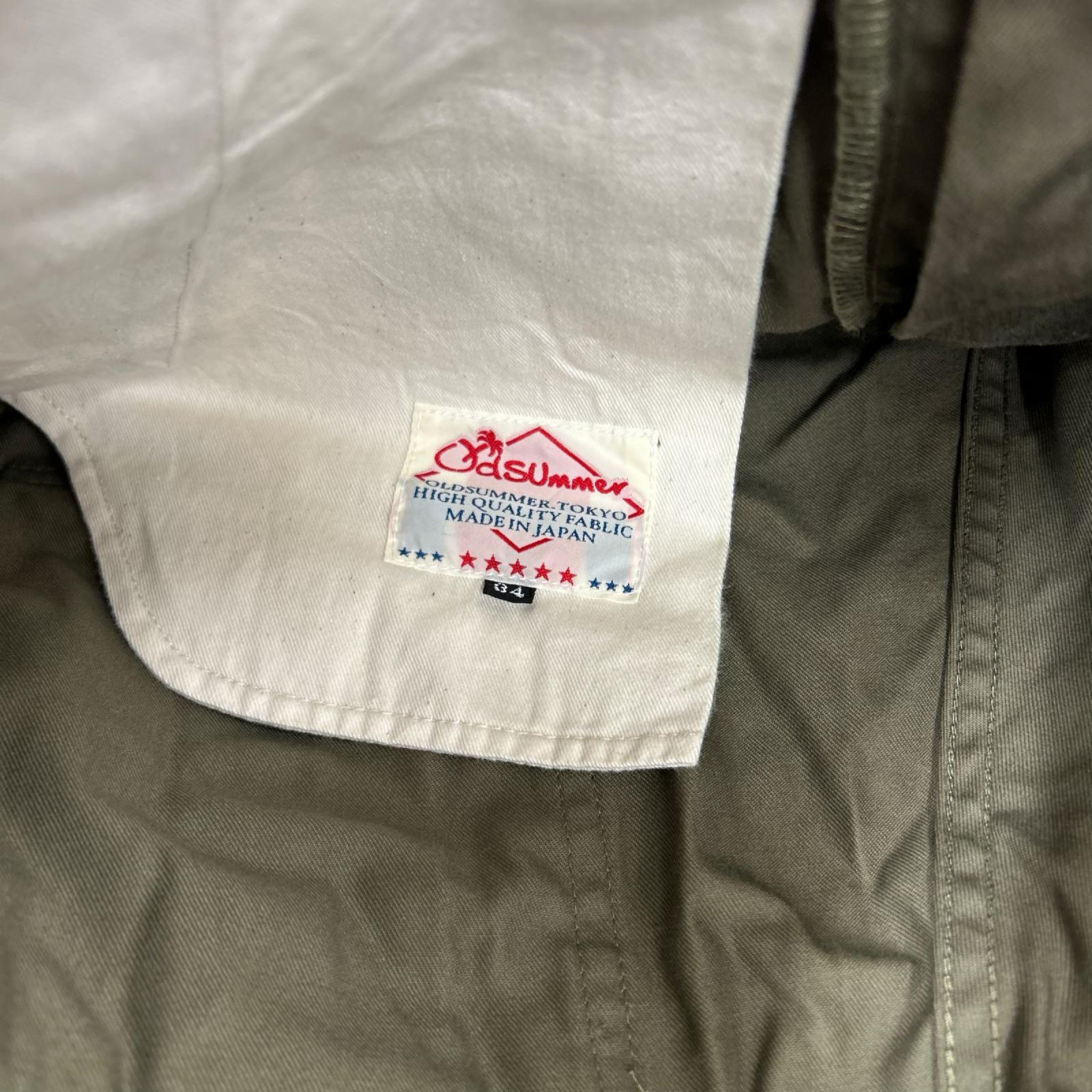 パンツ Old Summer Military Cargo Shorts 34 カーキ