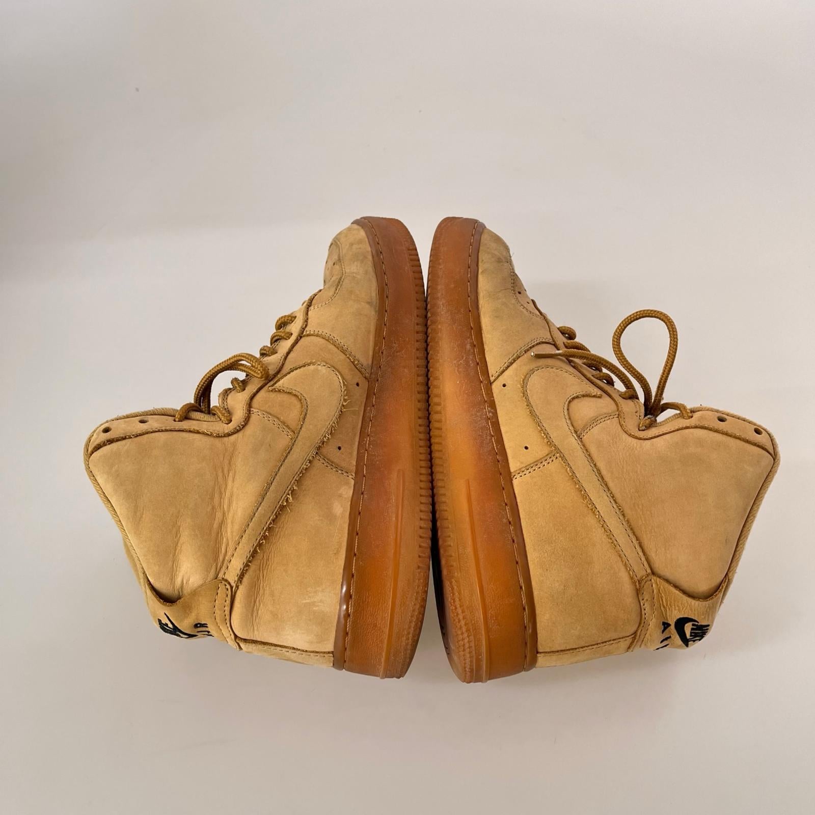 スニーカー Air Force 1 High Flax(2017) 27cm (US9 UK8 1/2 EU44) ブラウン