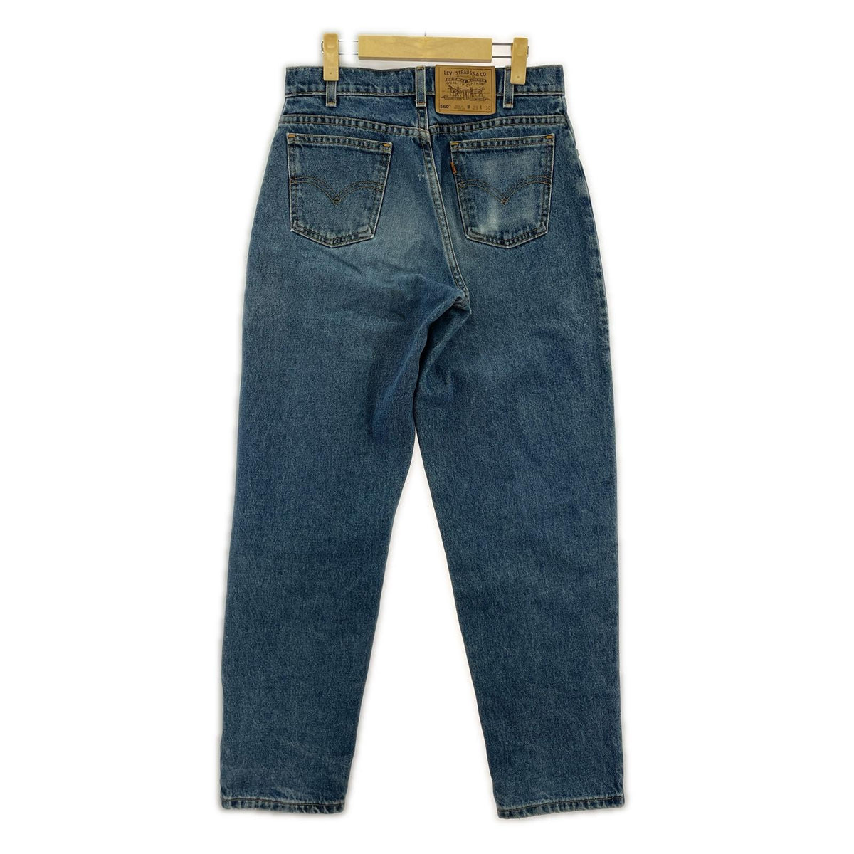 デニムパンツ USA製 90S オレンジタブ 560 (W29L30) 29 ブルー