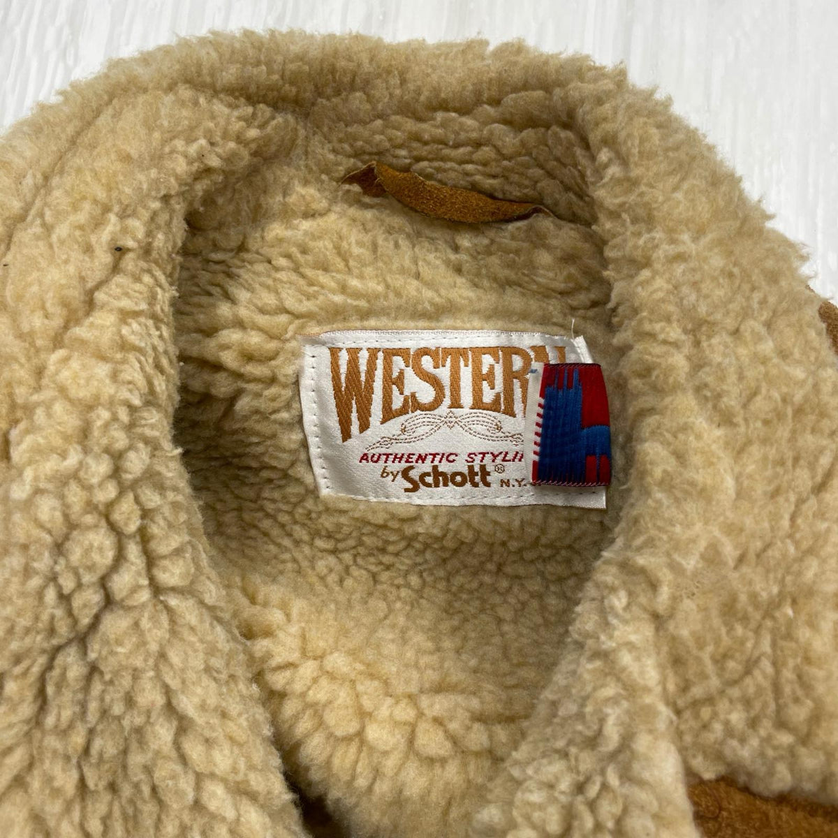 ジャケット WESTERN ランチ スエード ボア 茶 40 40 ブラウン