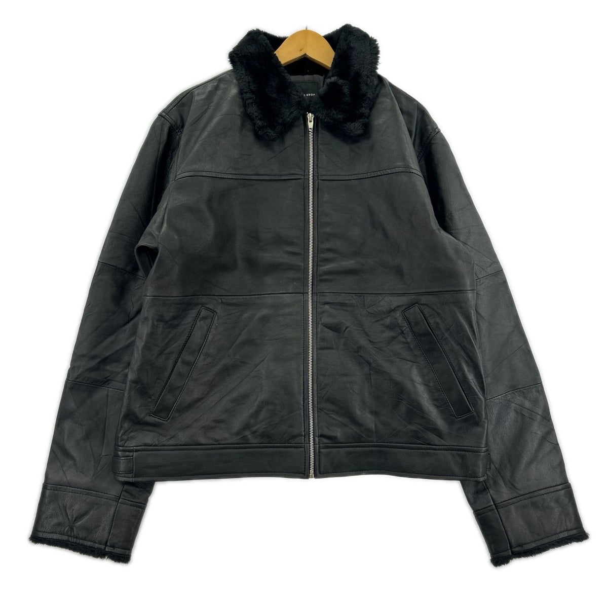 レザージャケット JIGGYS SHOP 本革 BLK XXL ブラック