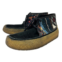 ブーツ wallabee ネイティブ柄 ブラック