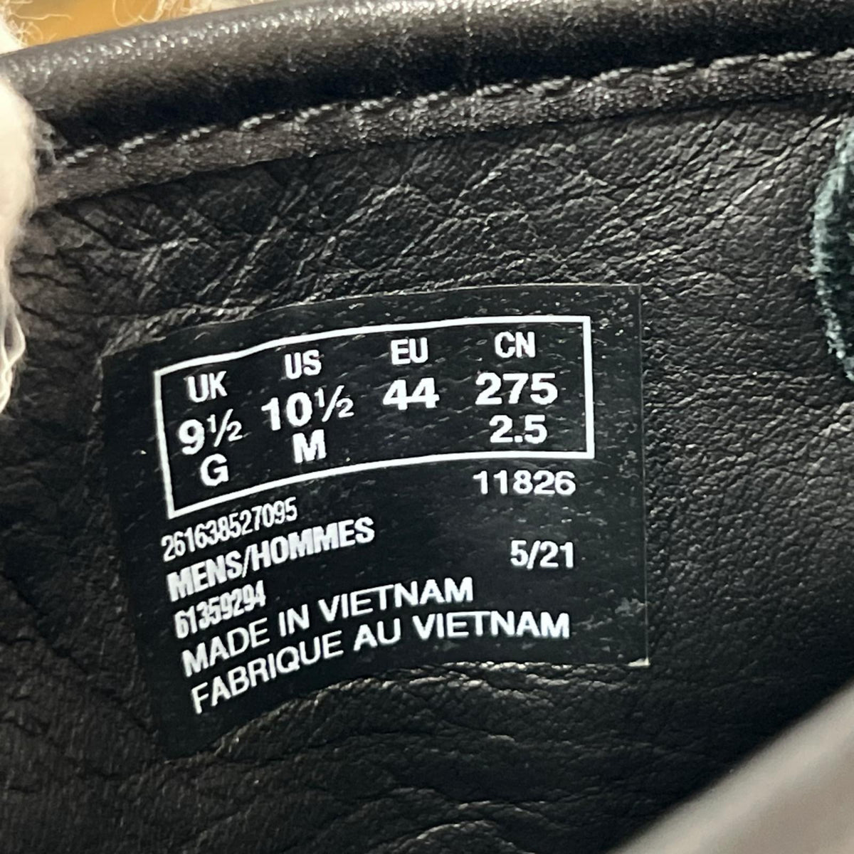 ブーツ wallabee ネイティブ柄 ブラック