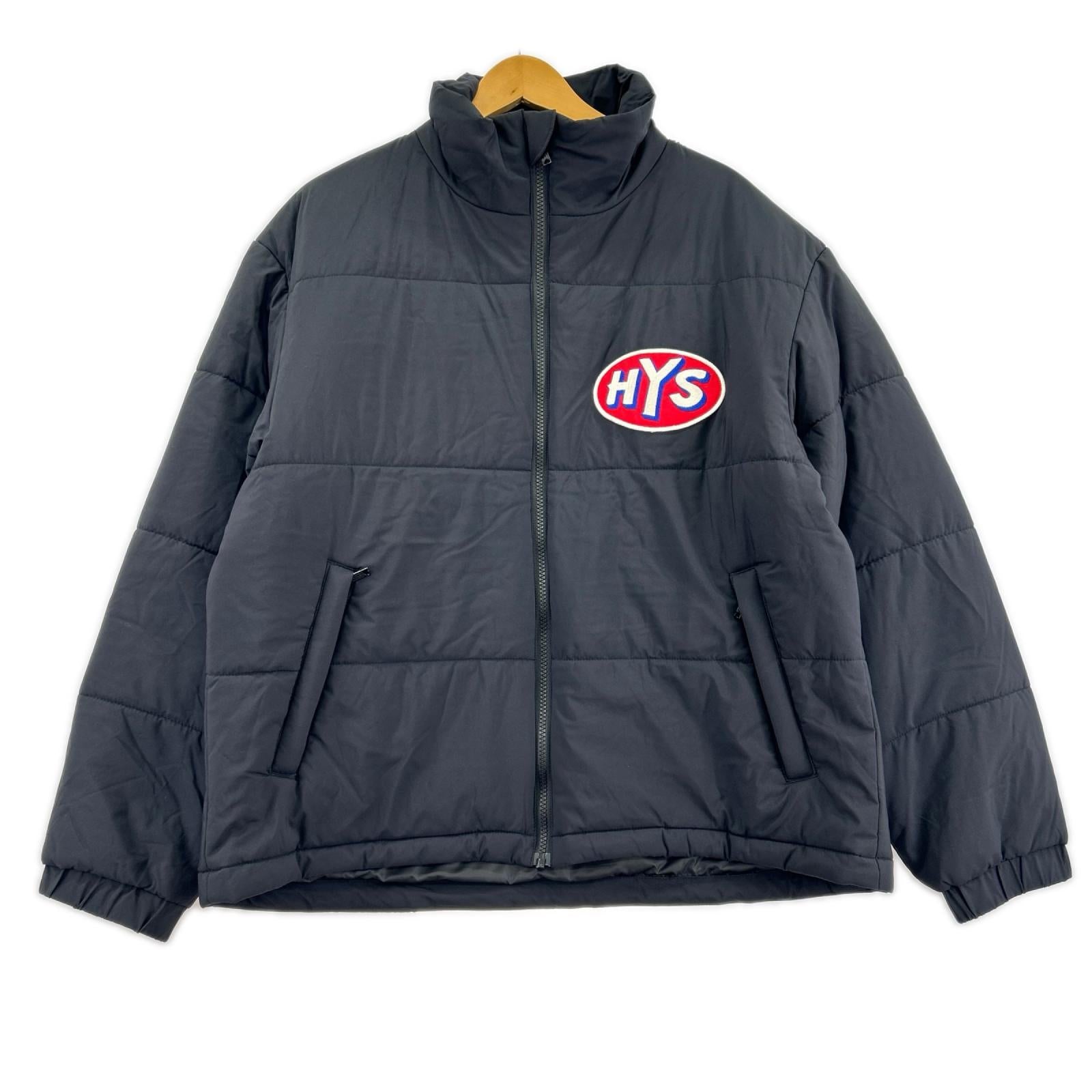 ダウンジャケット HYS OVAL 02223AB18 L 黒 L ブラック