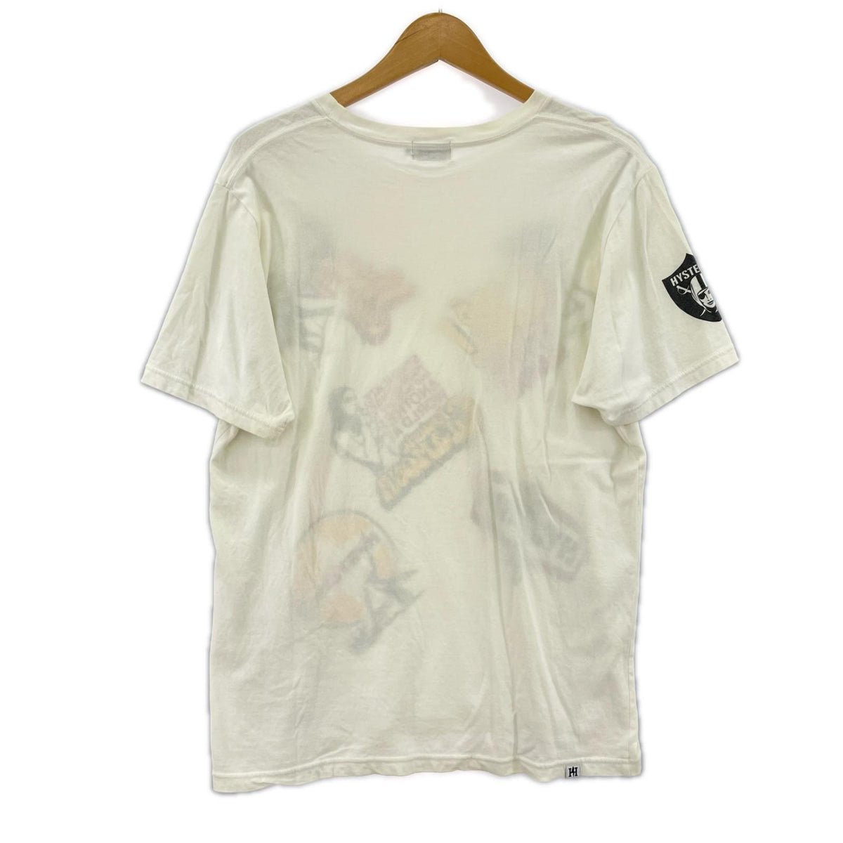 半袖Tシャツ 総柄 白 M M ホワイト