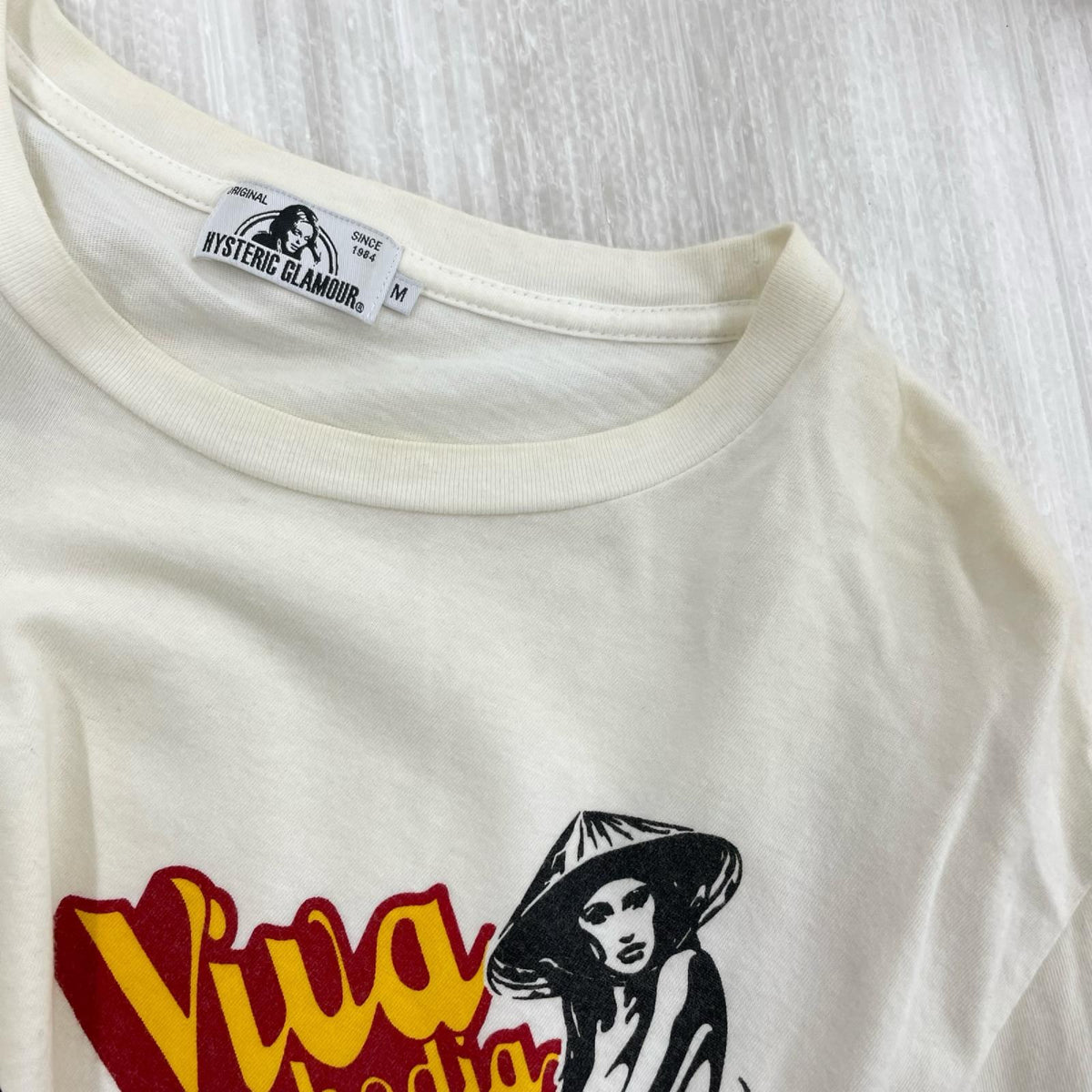 半袖Tシャツ 総柄 白 M M ホワイト