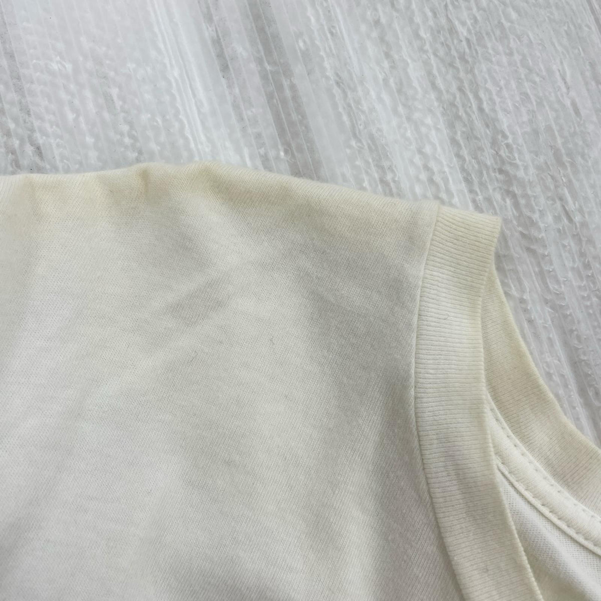 半袖Tシャツ 総柄 白 M M ホワイト
