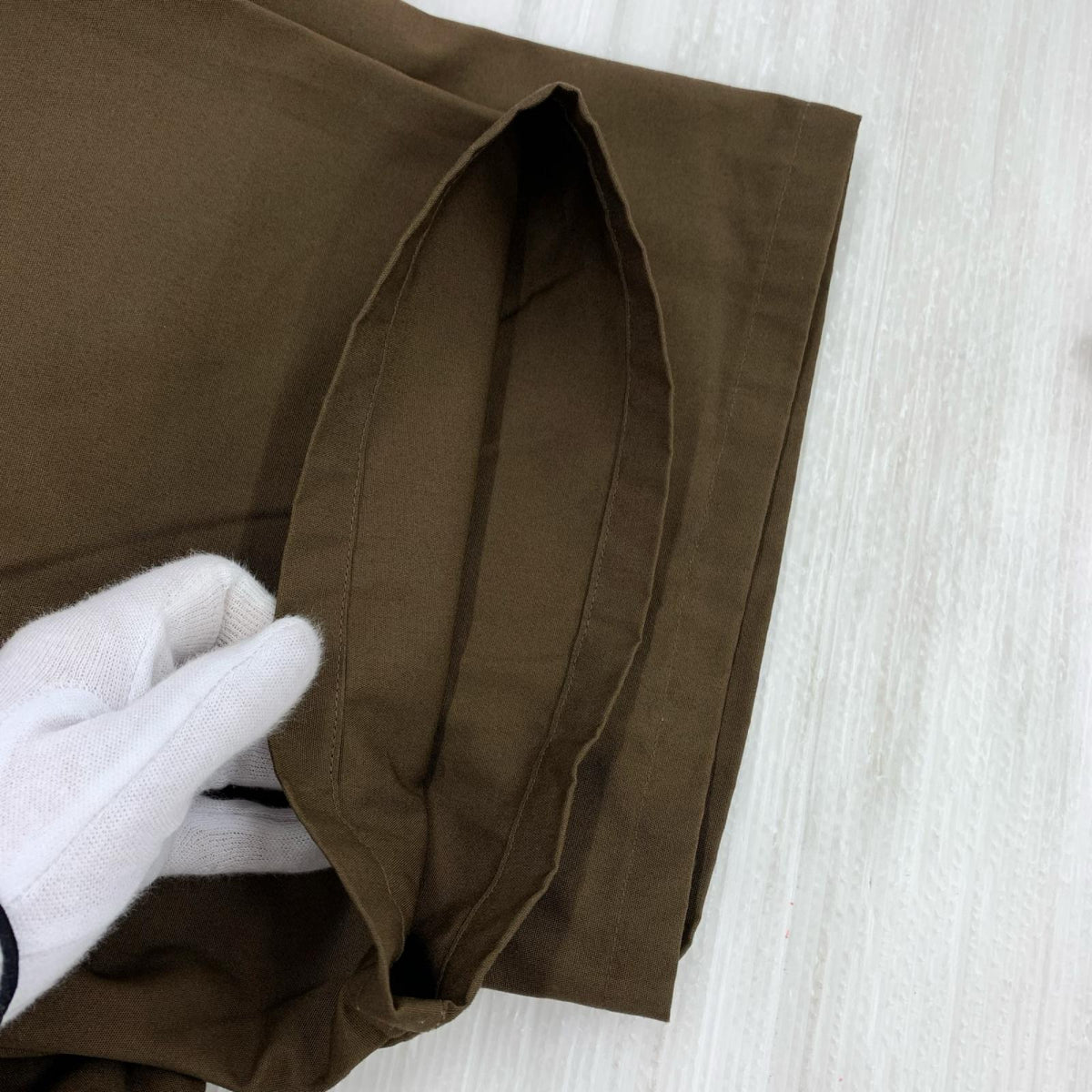 半袖シャツ ワークシャツ 茶 3 ブラウン