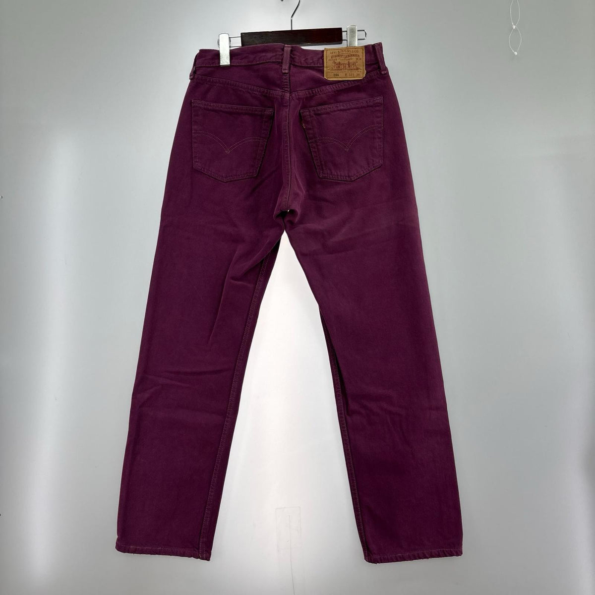 デニムパンツ 90S 501 カラーデニム 紫 USA製 W32 32 パープル