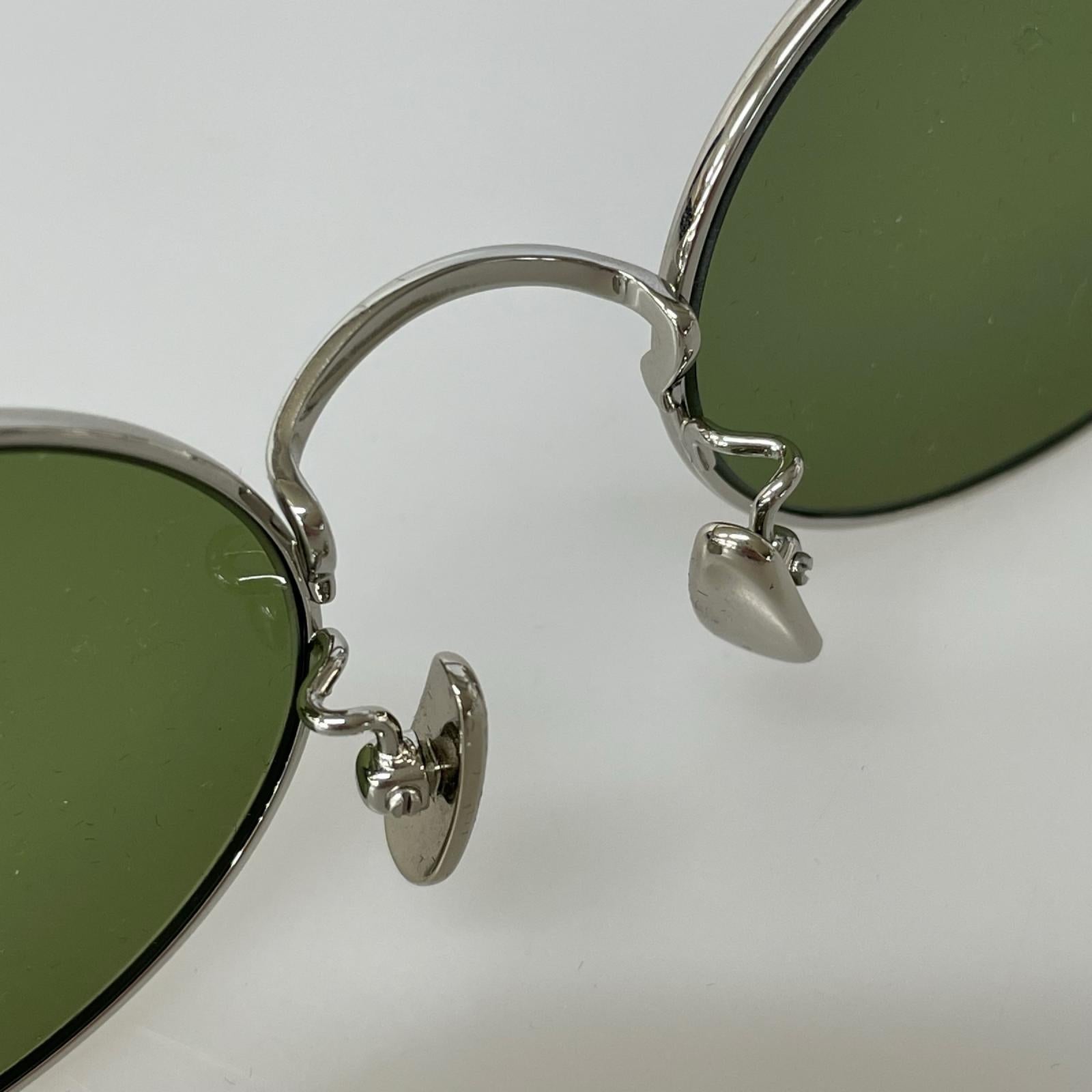 その他アクセサリー WOLFF 02 Green サングラス シルバー