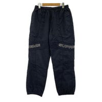 パンツ JACQUARD PANEL TRACK PANT 黒 S ブラック