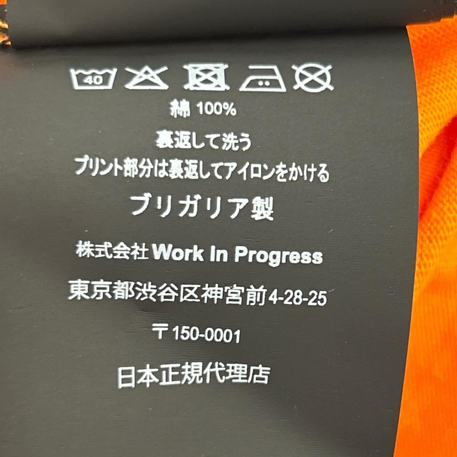 半袖Tシャツ ×HERON PRESTON Logo Tee S オレンジ