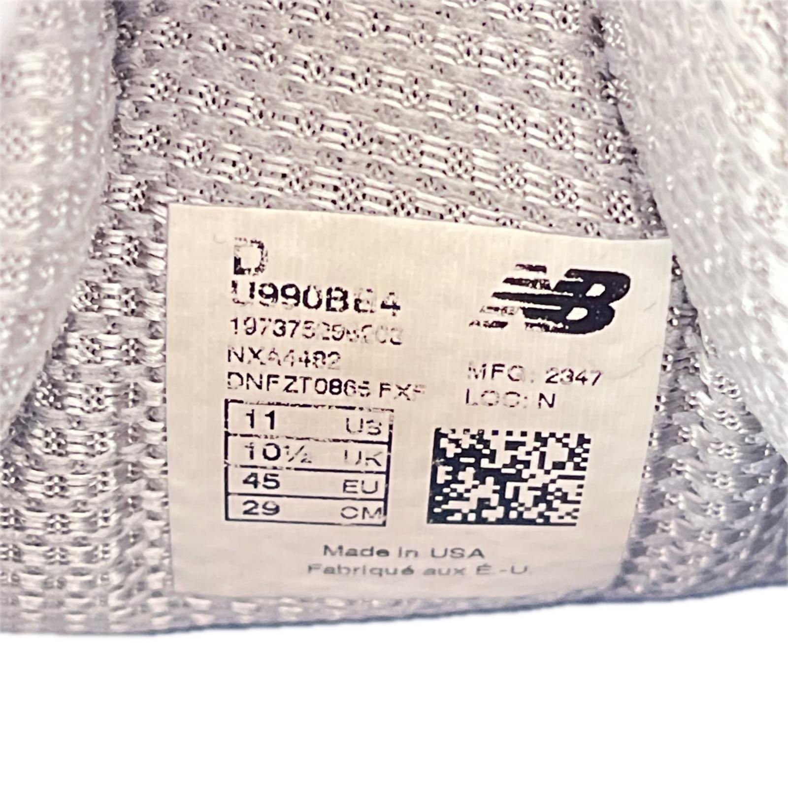 スニーカー 990V4 Arctic Grey 29cm (US11 UK10 1/2 EU48) グレー