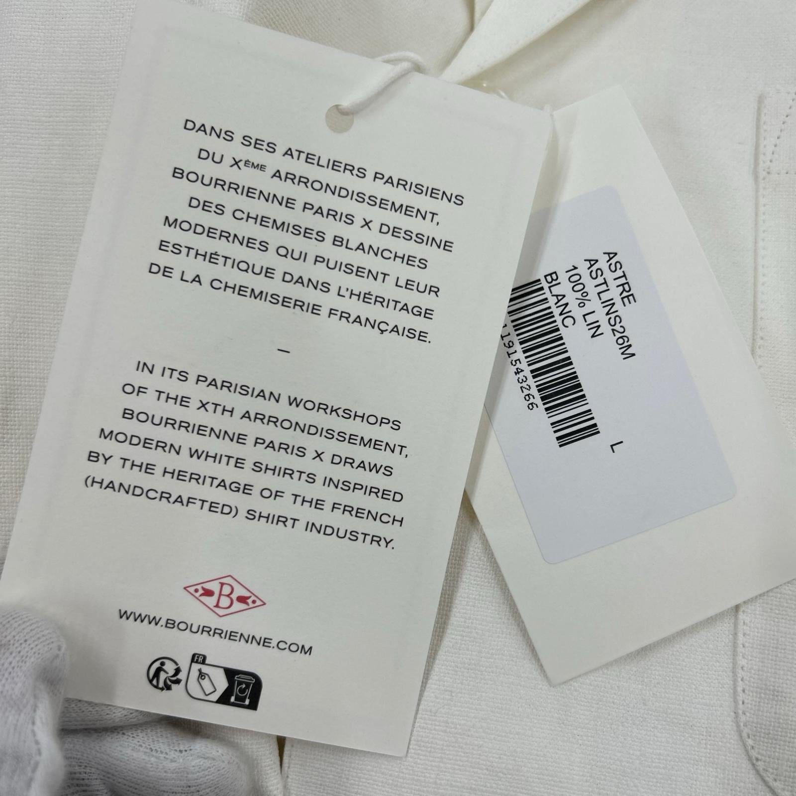 ジャケット BOURRIENNE CHEMISE ASTRE BLANC (L) L ホワイト