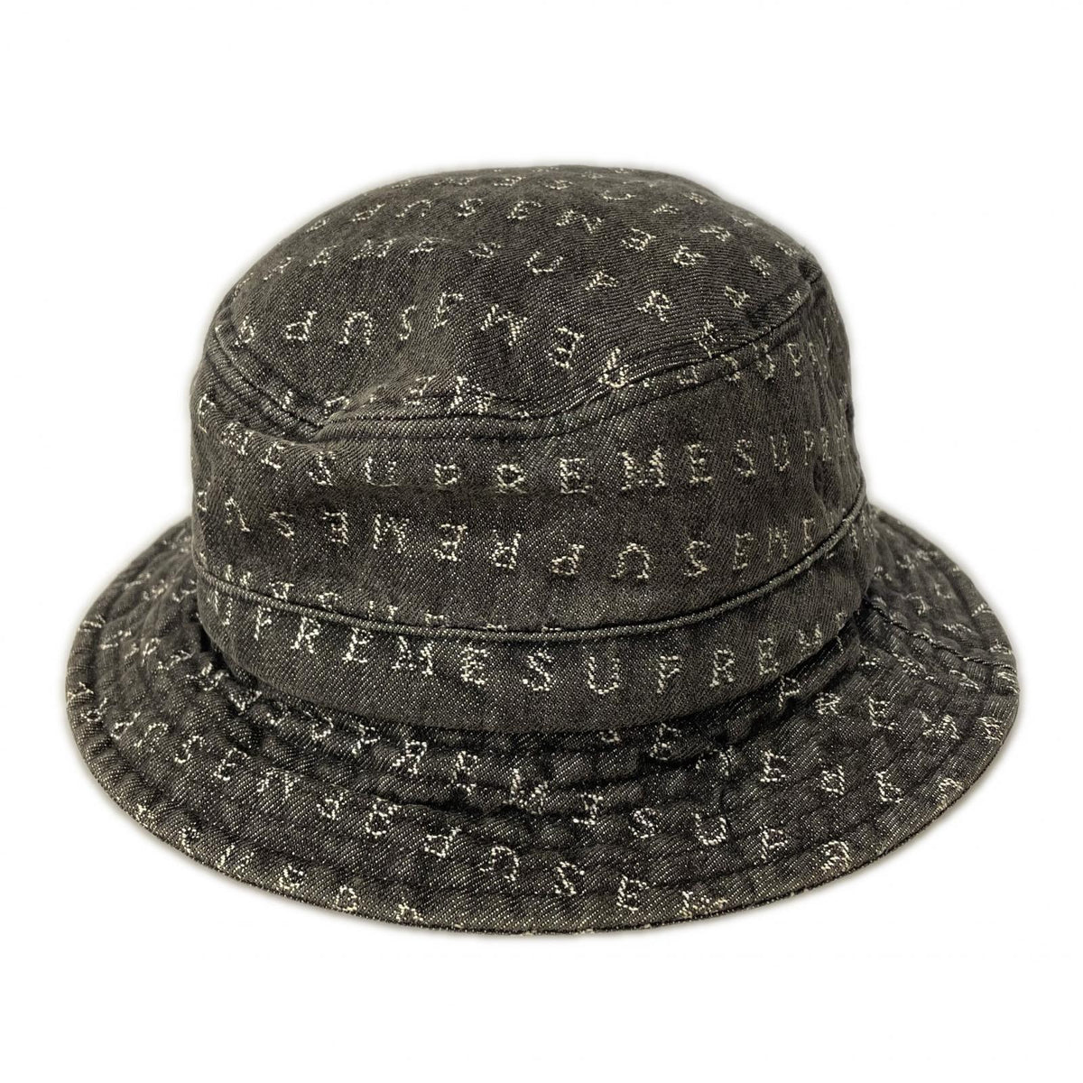 ハット Jacquard Logos Denim Crusher ブラック