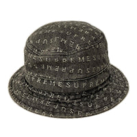 ハット Jacquard Logos Denim Crusher ブラック