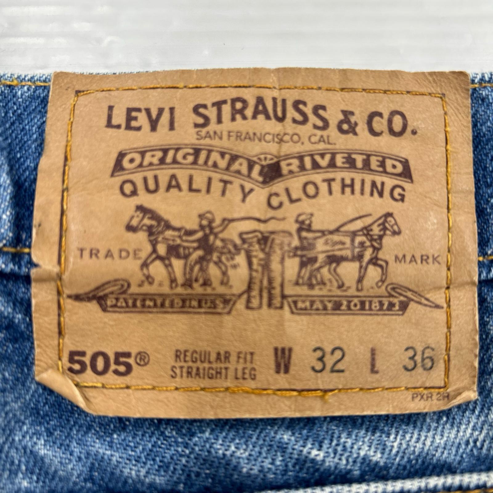 デニムパンツ 505 90s オレンジタブ 32 ブルー