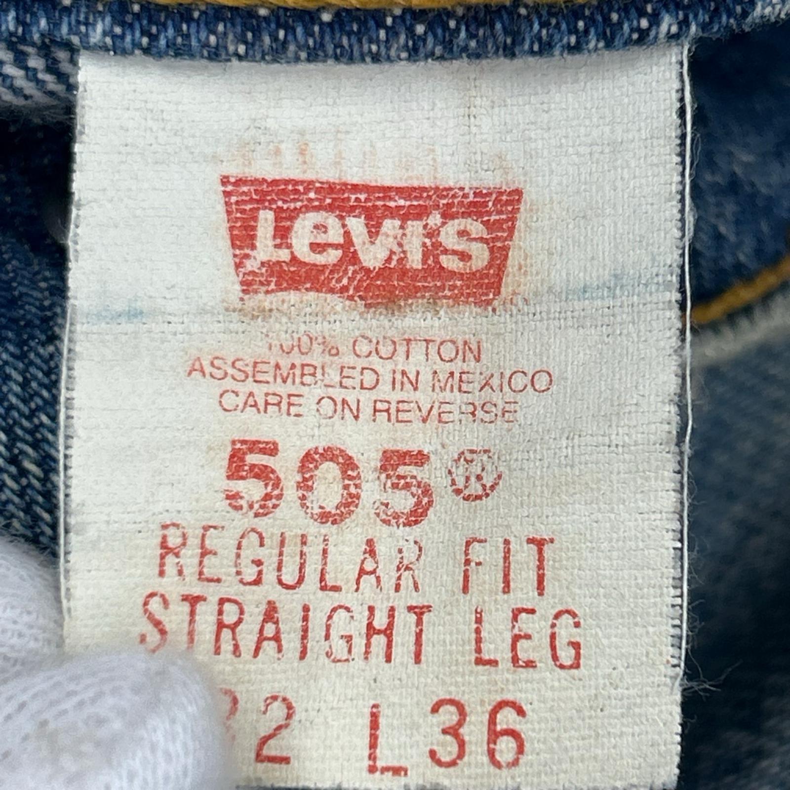 デニムパンツ 505 90s オレンジタブ 32 ブルー