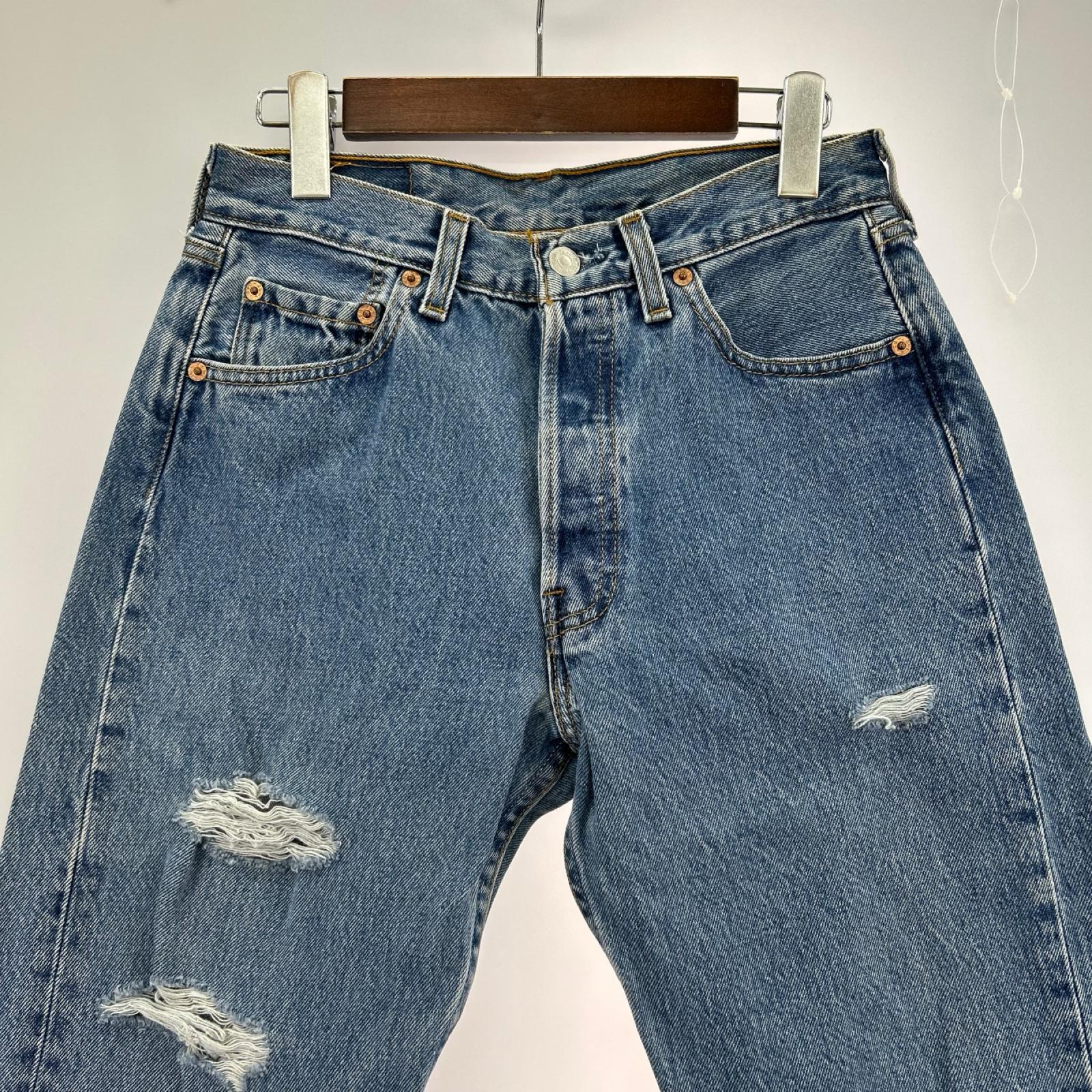 デニムパンツ 501 90s USA製 29 ブルー
