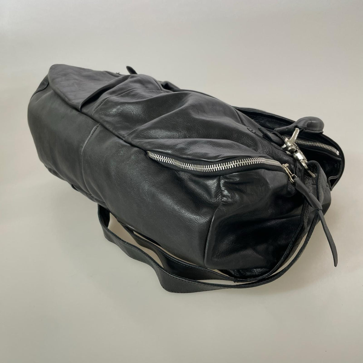 ショルダーバッグ A.S.98 レザー 2WAY 黒 ブラック