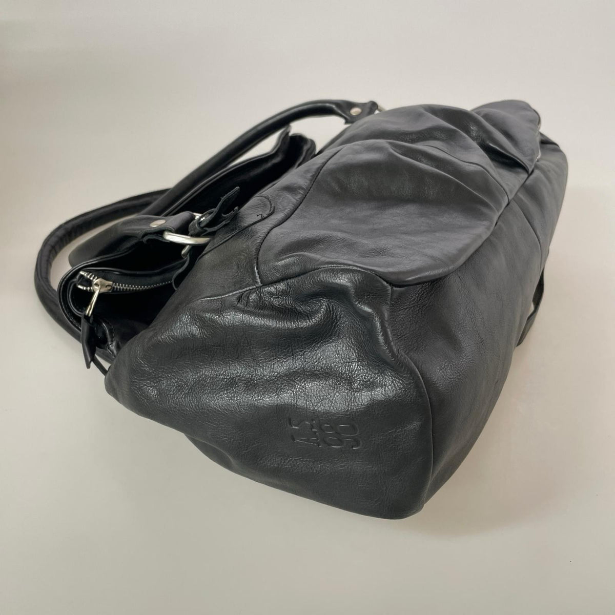 ショルダーバッグ A.S.98 レザー 2WAY 黒 ブラック