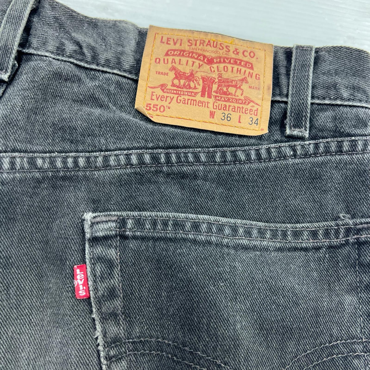 デニムパンツ 550 RELAXED FIT(W36) 36 ブラック