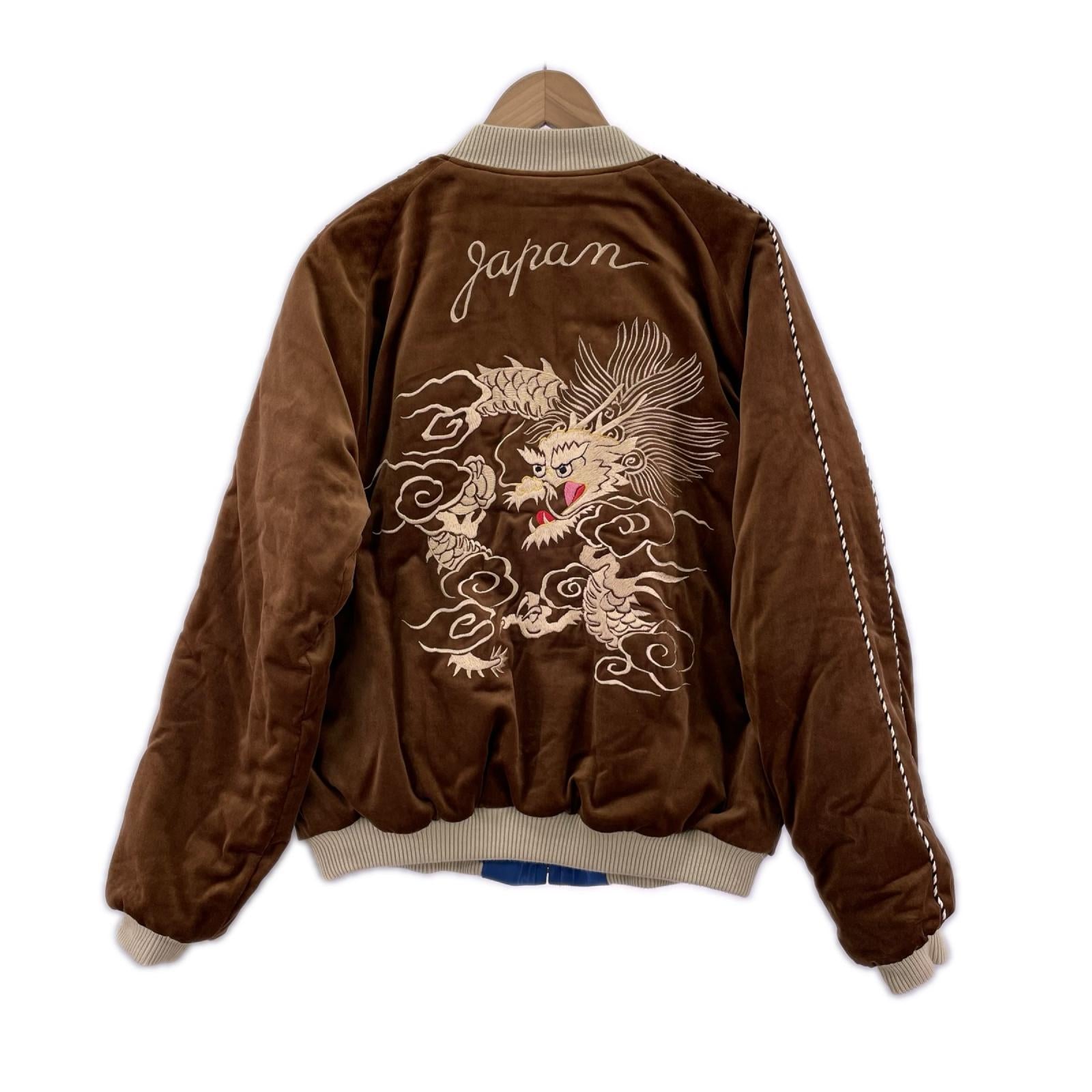 ブルゾン Mid 1950s Style Velveteen Souvenir -XL