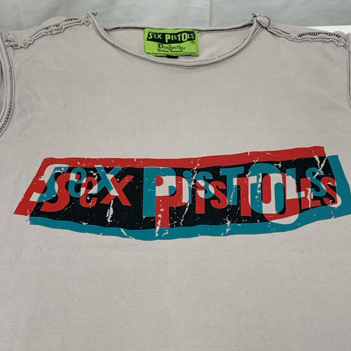 タンクトップ sex pistols by dragonfly 刺繍プリントタンクトップ S S