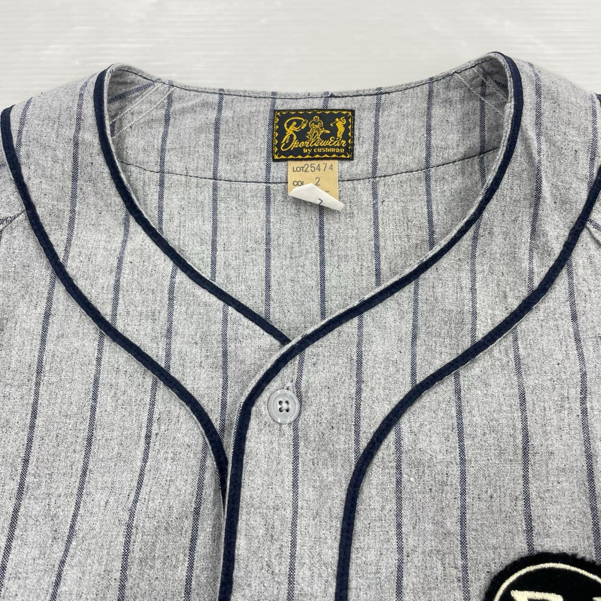 半袖Tシャツ ベースボールシャツ グレー (L) L グレー