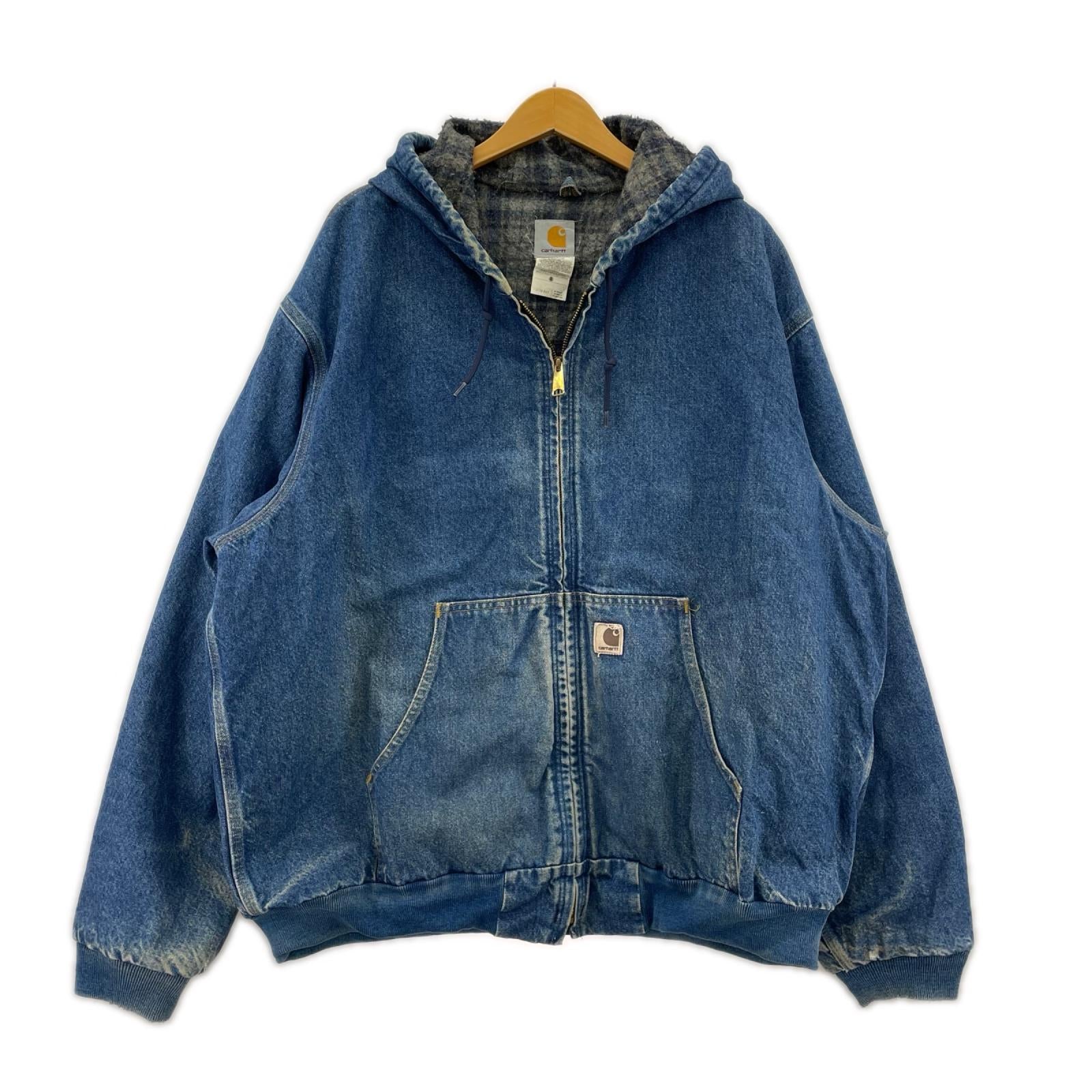 ジャケット 00s 裏地ネル デニムアクティブジャケット 2XL