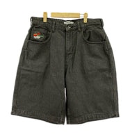 ショートパンツ EVISEN SUSHI DENIM SHORTS 黒 L ブラック
