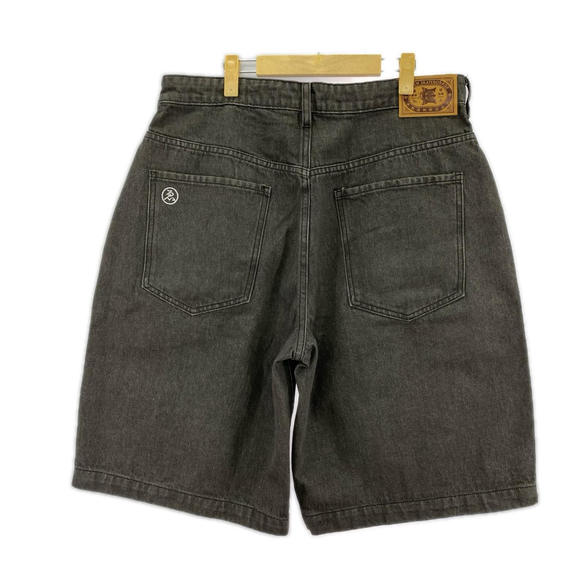 ショートパンツ EVISEN SUSHI DENIM SHORTS 黒 L ブラック