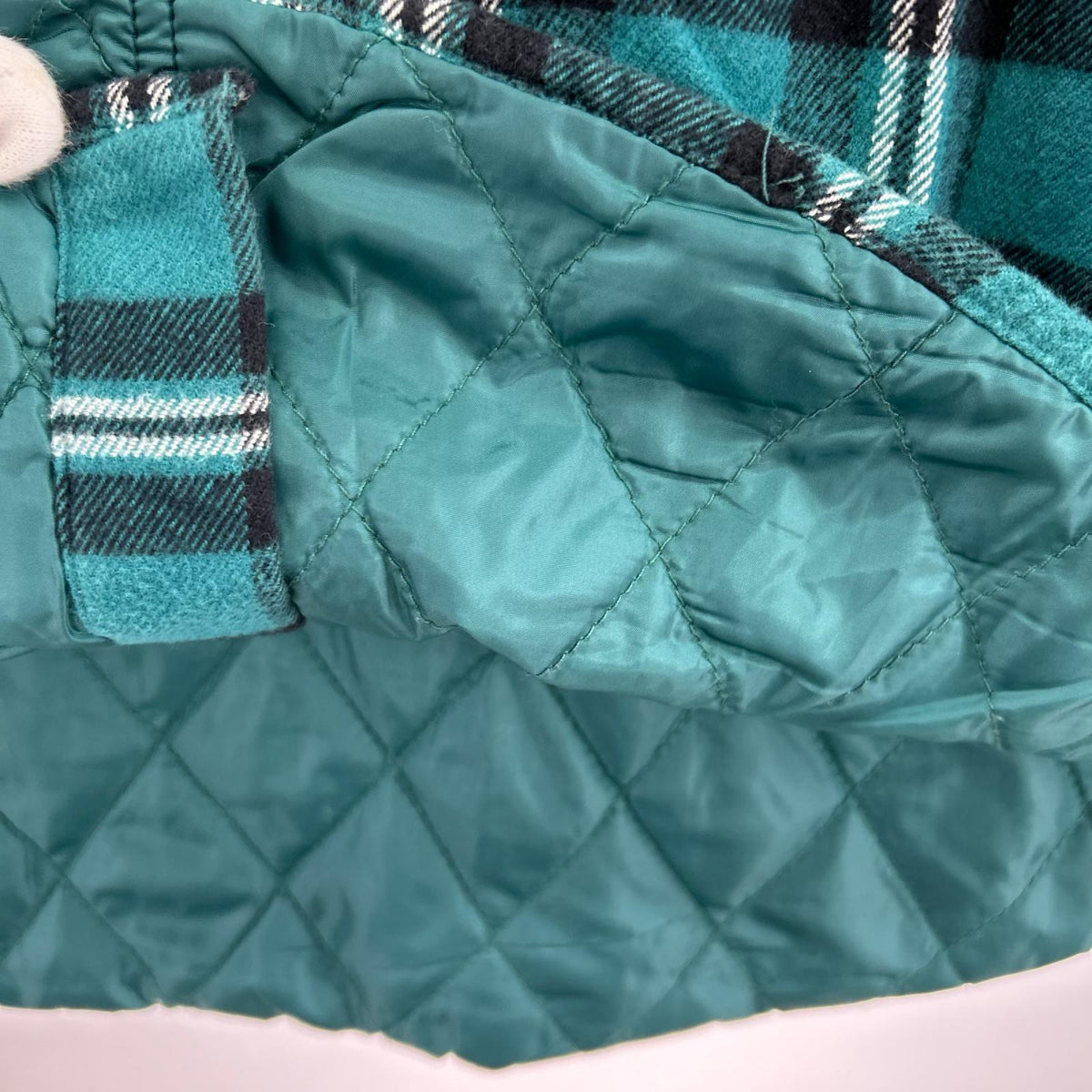 長袖シャツ Arc Logo Quilted Flannei Shirt 緑 (S) S