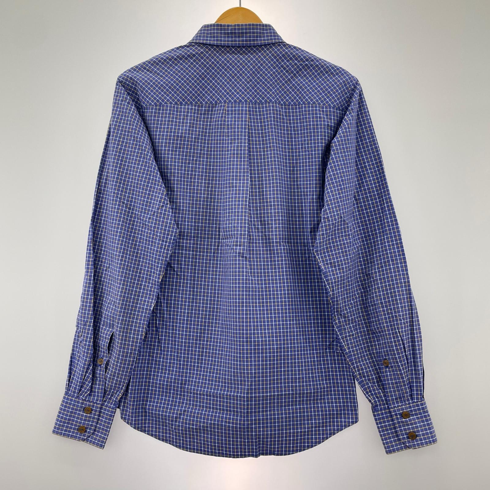 長袖シャツ Vivienne Westwood L/Sチェックシャツ 青 (44) 44 ブルー