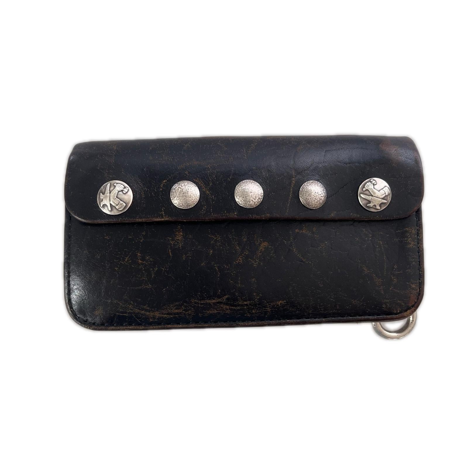 長財布 lynch silversmith 財布 ブラック