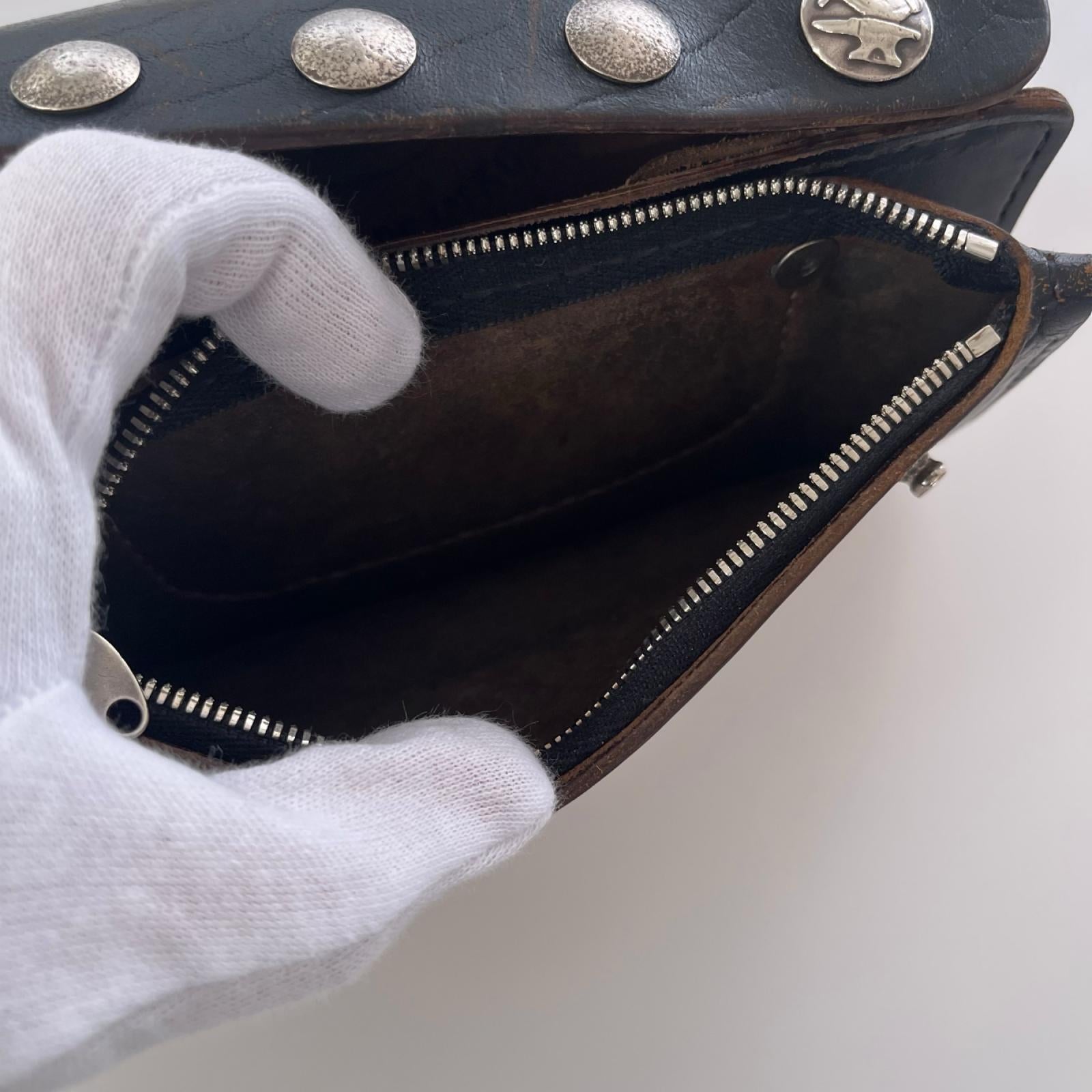 長財布 lynch silversmith 財布 ブラック