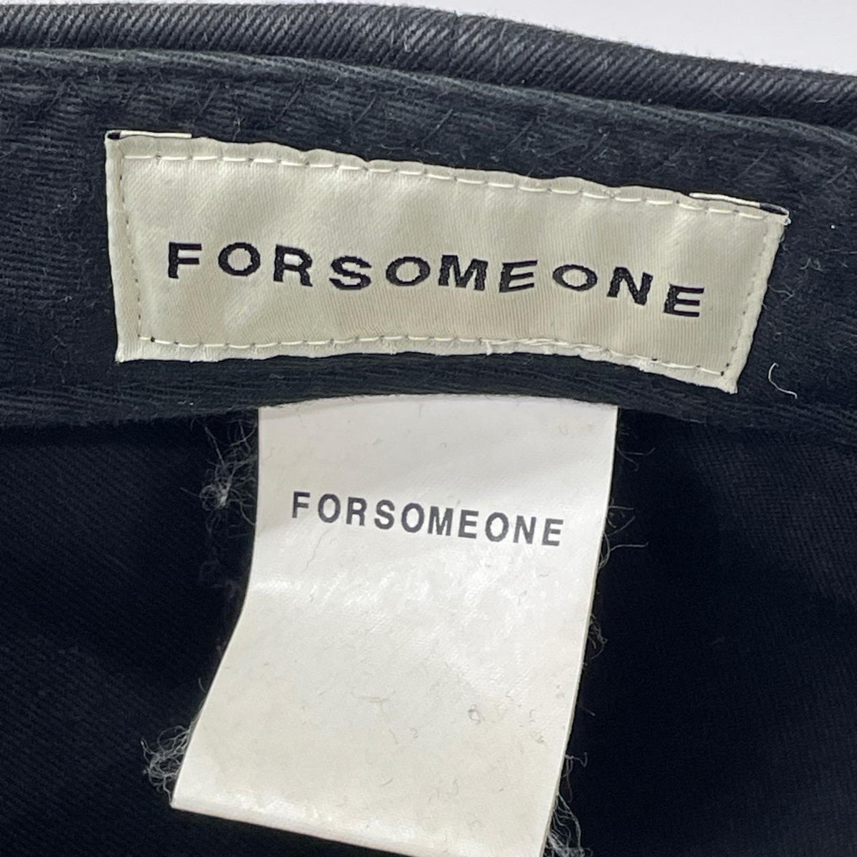 キャップ FORSOMEONE 黒 フリー ブラック