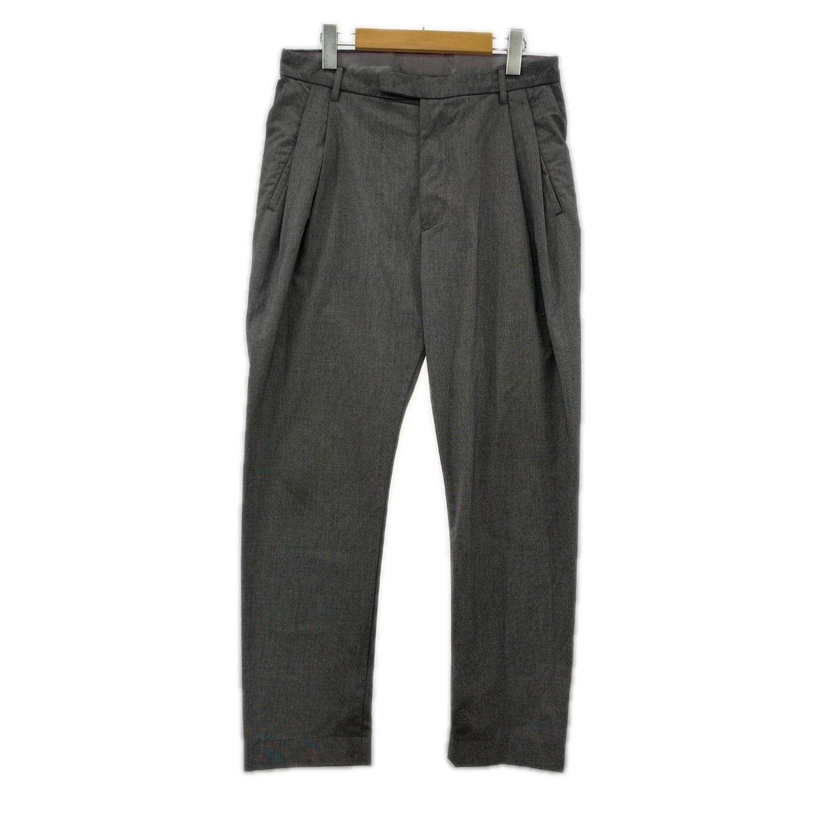 パンツ レーヨン混 スラックス グレー (1) グレー