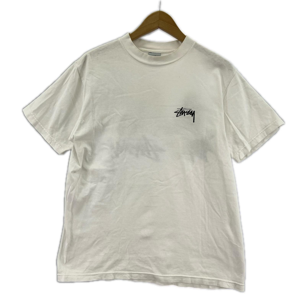 半袖Tシャツ スカルフラワー 白 M M ホワイト