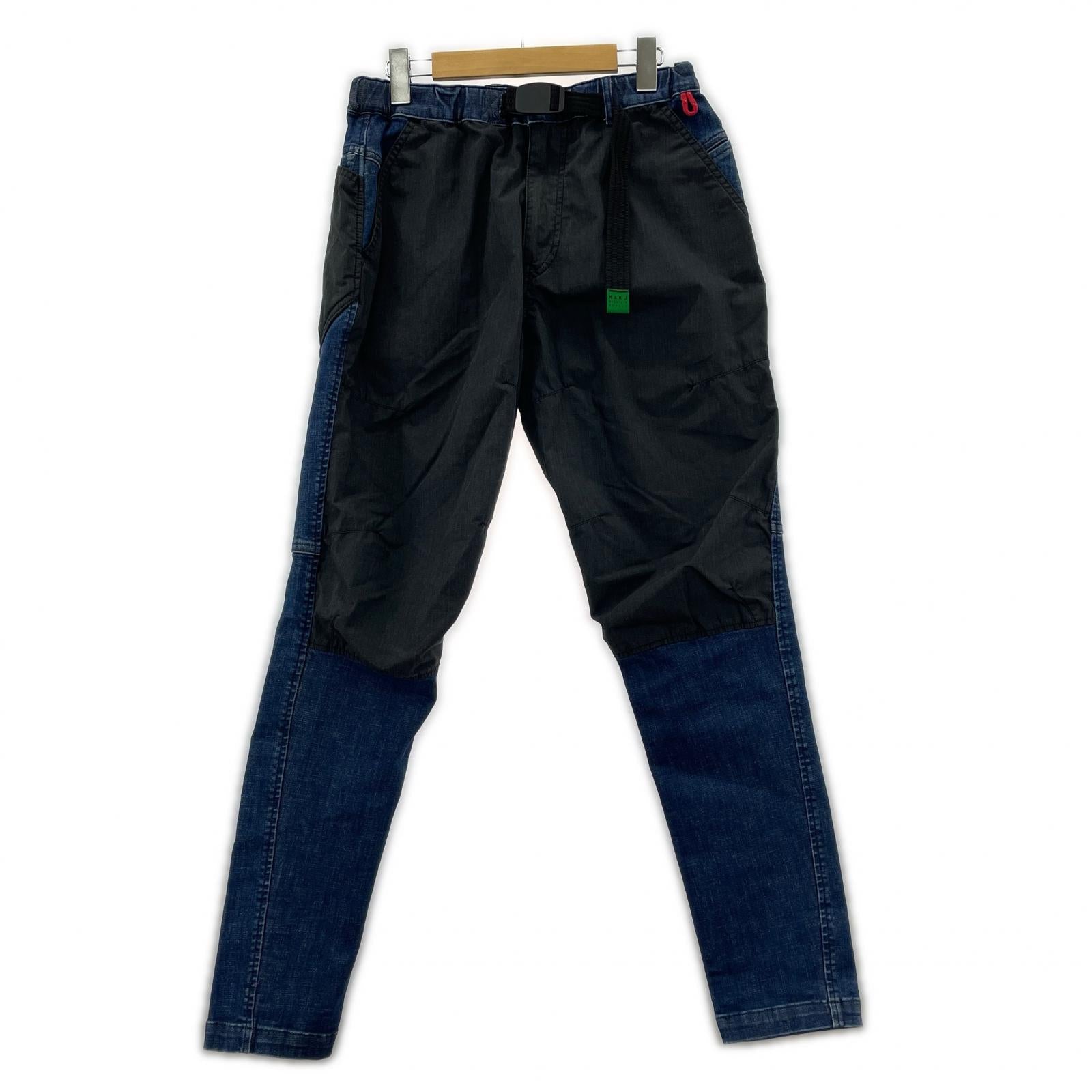 パンツ NANGA THREE DIMENSION TAPERED HK-S122 インディゴ×黒 M