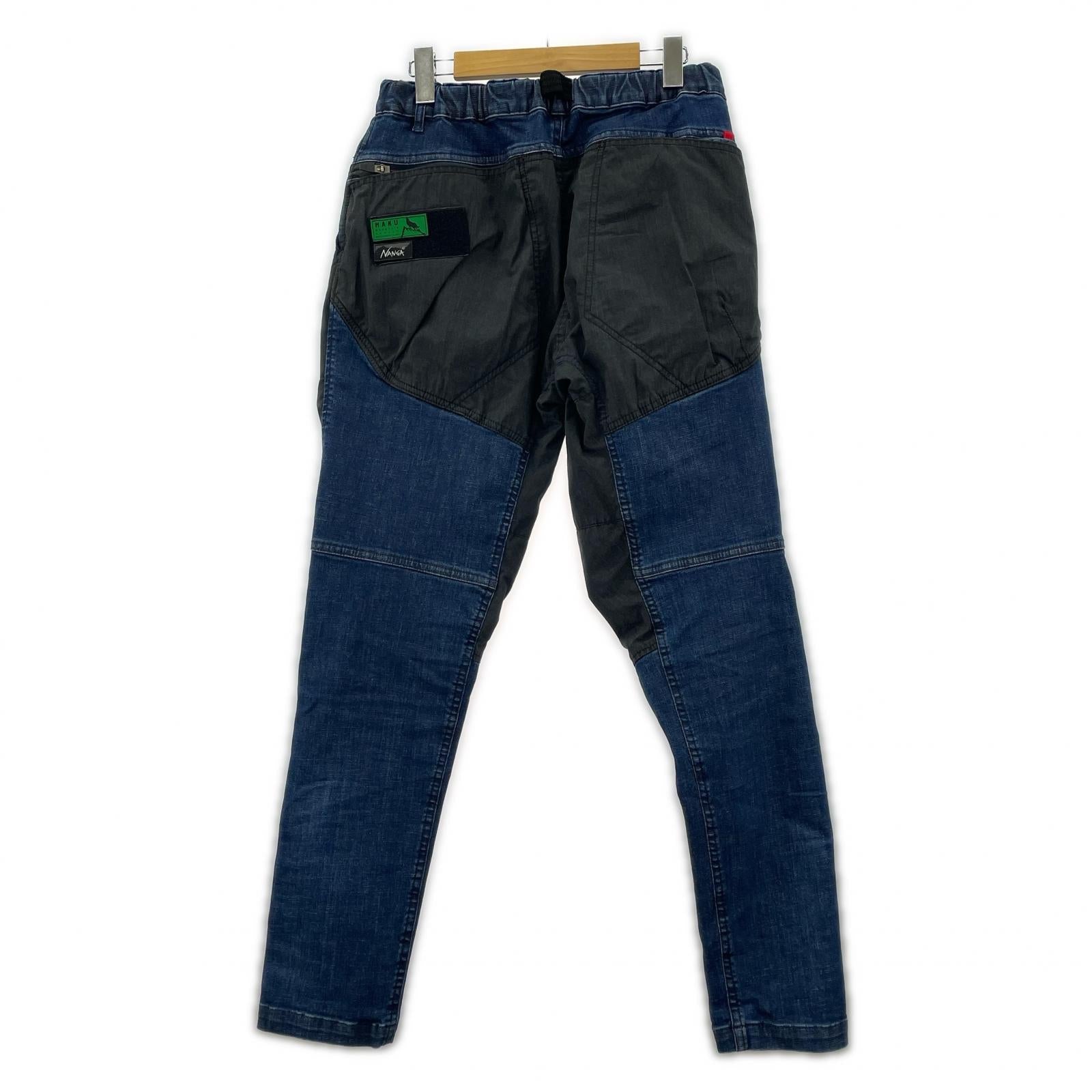 パンツ NANGA THREE DIMENSION TAPERED HK-S122 インディゴ×黒 M