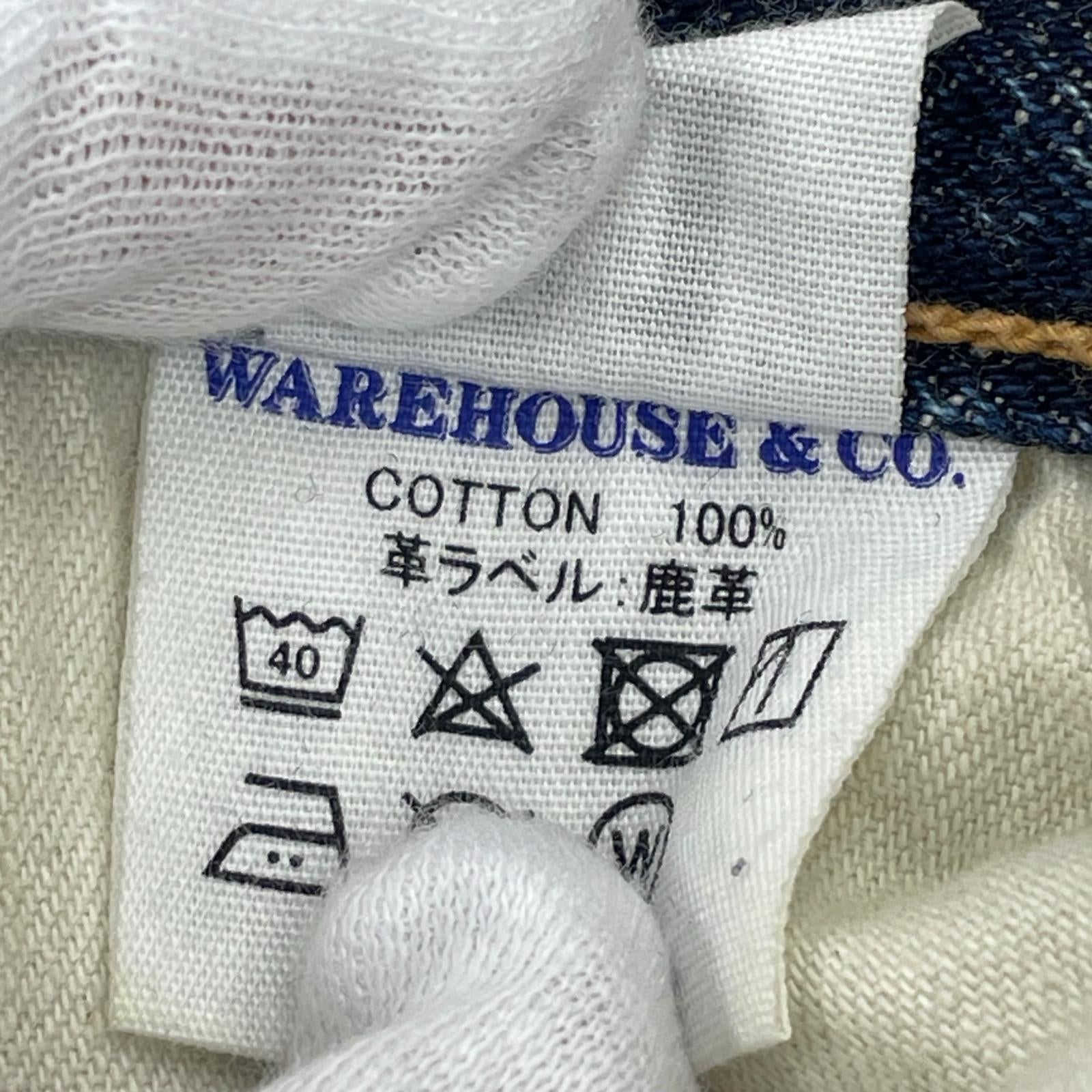 デニムパンツ WAREHOUSE lot.800XX デニムパンツ 31 ネイビー